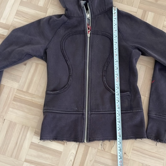 Lululemon rare remix scuba hoodie coal love special edition - Picture 8 of 9